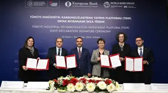 Türkiye Endüstriyel Karbonsuzlaştırma Yatırım Platformu için imzalar atıldı