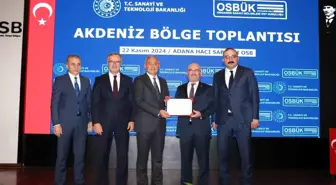 Adana Hacı Sabancı OSB'ye Yeşil OSB ve Su Verimliliği Belgesi