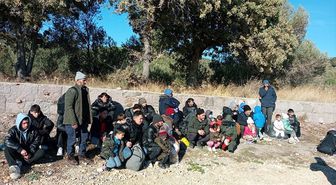 Ayvacık'ta 128 Düzensiz Göçmen Kurtarıldı