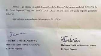 DEM Parti, Abdullah Öcalan ile Görüşmek İçin Başvurdu