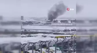 Esenboğa Havaalanı'ndaki Uçak Yangını Tatbikat Çıktı