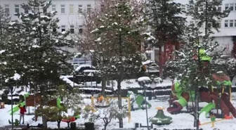 Samsun'un Havza İlçesinde Kar Yağışı Etkili