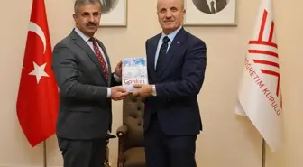 ÇAKÜ Rektörü Harun Çiftçi, YÖK Başkanı Prof. Dr. Erol Özvar'ı Ziyaret Etti