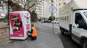 Talas'ta Tekstil Atığı Kumbaraları Yenilendi