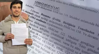 Hiç evlenmemiş adama 'boşanma davası' tebligatı gönderildi