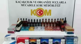 Samsun'da Kaçak İçki ve Sigara Operasyonu