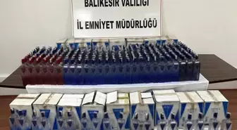 Balıkesir'de Kaçak Alkollü İçi Operasyonu: 4 Şüpheli Yakalandı