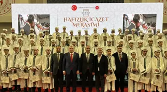 Çankırı'da 200 Hafız Öğrenciye İcazet Belgeleri Verildi