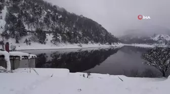 Sünnet Gölü'nde Kış Güzelliği