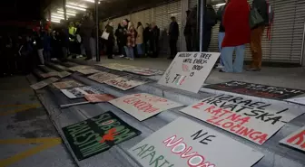 Zagreb'de Filistin İçin Protesto Gösterisi