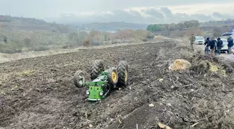 Çanakkale'de Devrilen Traktörün Sürücüsü Hayatını Kaybetti