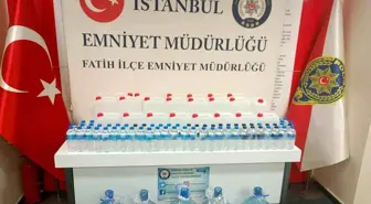 İstanbul'da Sahte Alkol Operasyonu: 155 Litre Kaçak Alkol Ele Geçirildi