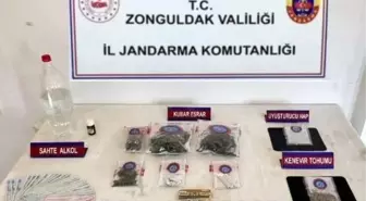 Ereğli'de Uyuşturucu ve Sahte Alkol Operasyonu