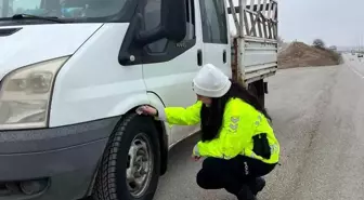 Ankara Akyurt'ta Kış Lastiği Denetimlerine Başlandı