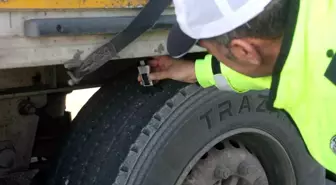 Bayburt'ta Kış Lastiği Denetimleri Başladı