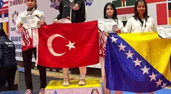 Leyla Özkan Balkan Taekwondo Şampiyonasında Gümüş Madalya Kazandı