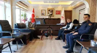 Bilecik İl Jandarma Komutanı Erbakıcı, Gölpazarı Kaymakamı Kılıç'ı Ziyaret Etti