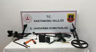 Kastamonu'da Kaçak Kazı Yapan 4 Şüpheli Gözaltına Alındı