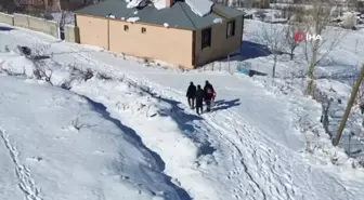 Van'da Kış Aylarında Aşı ve Küpe Çalışmaları Sürüyor