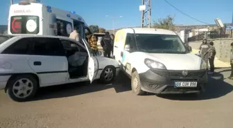 Yavuzeli'nde trafik kazası: 1 yaralı