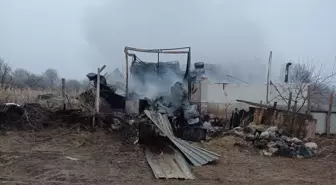 Çorum'un Boğazkale İlçesinde Elektrik Kontağı Yangını