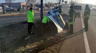 Yozgat'ta Otomobil Takla Attı, 2 Yaralı