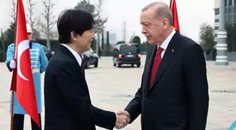 Cumhurbaşkanı Erdoğan, Japonya Veliaht Prensi'ni kabul etti