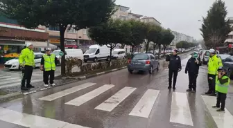 Polis Olma Hayali Kuran Özel Çocuklar, Trafikte Uygulama Yaptı