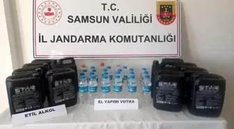 Samsun'da Kaçak Alkol Operasyonu: 55 Litre Etil Alkol Ele Geçirildi