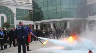 Serdivan Belediyesi Personeline Yangın Eğitimi Verildi