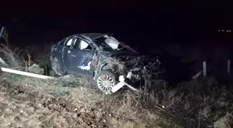 Amasya'da Otomobilin Tarlaya Uçtuğu Kazada Sürücü Hayatını Kaybetti