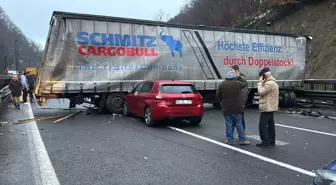 Bolu Dağı Tüneli'nde makas kazası! İstanbul yönü ulaşıma kapatıldı