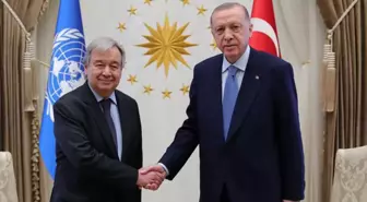 Cumhurbaşkanı Erdoğan, MGK toplantısı sırasında Guterres ile görüştü