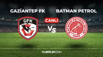 Gaziantep FK Batman Petrol CANLI izle! (ŞİFRESİZ) Gaziantep FK Batman Petrol maçı hangi kanalda, canlı yayın nerede ve nasıl izlenir?