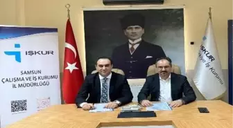 Samsun'da 136 Kişilik İstihdam Garantili İşbaşı Eğitim Protokolü İmzalandı