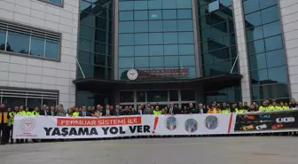 Manisa'da 'Fermuar Sistemiyle Yaşama Yol Ver' Kampanyası Başlatıldı