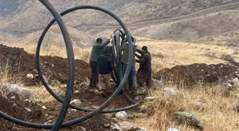 Hakkari'de Umurlu Sınır Kapısı İçin İçme Suyu Çalışmaları Devam Ediyor