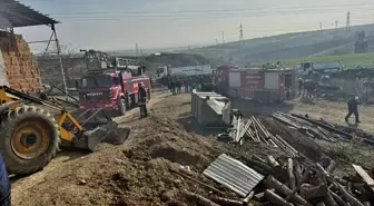 Çanakkale'de besi çiftliğinde çıkan yangında 2 kişi yaralandı