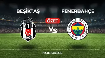 Beşiktaş Fenerbahçe maç özeti ve golleri izle! (VİDEO) Beşiktaş Fenerbahçe geniş özeti! Golleri kim attı, maç kaç kaç bitti?