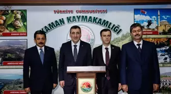 Cumhurbaşkanı Yardımcısı Yılmaz, Kırşehir'de Kaman Kaymakamlığı ve Belediyesini Ziyaret Etti