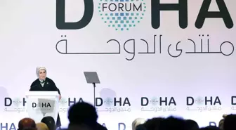 Emine Erdoğan, Doha Forum 2024 programında konuştu Açıklaması