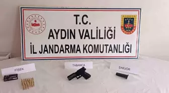 Koçarlı'da Şüpheli Kişiden Ruhsatsız Tabanca Ele Geçirildi