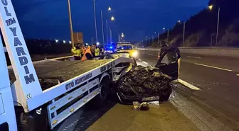 Düzce'de Otoyolda Trafik Kazası: İki Ölü, Bir Yaralı