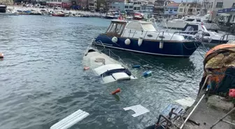 Çanakkale'de Sağanak Nedeniyle Tekne Battı