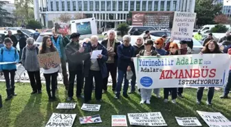 İBB önünde 'azmanbüs' protestosu: Can güvenliğimizi tehlikeye atıyor