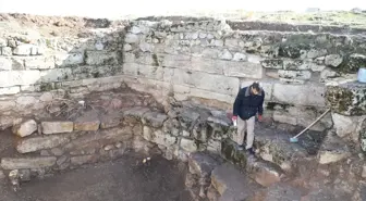 Çubuk'taki Tarihi Melikşah Hamamı Kazısının Birinci Etabı Tamamlandı