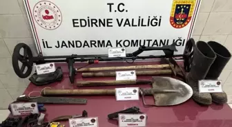 Edirne'de Kaçak Kazı Yapan İki Kişi Yakalandı