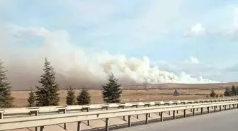 Eskişehir'de Mısır Tarlasında Yangın Paniğe Neden Oldu