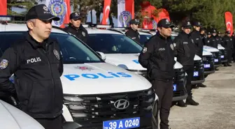 Kırklareli'nde Yeni Polis Araçları Hizmete Alındı