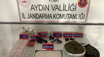 Aydın'da Uyuşturucu Operasyonu: 3 Kilo Esrar ve 1 Kilo Metamfetamin Ele Geçirildi